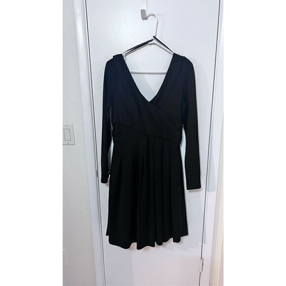 PINK TARTAN VERSAILLES VOGUE BLACK DRESS WOMENS SIZE M NEW ($395) - Picture 1 of 14